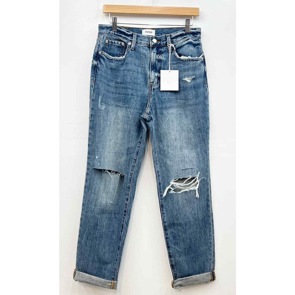 Pistola Presley High Rise Relaxed Roller Jean